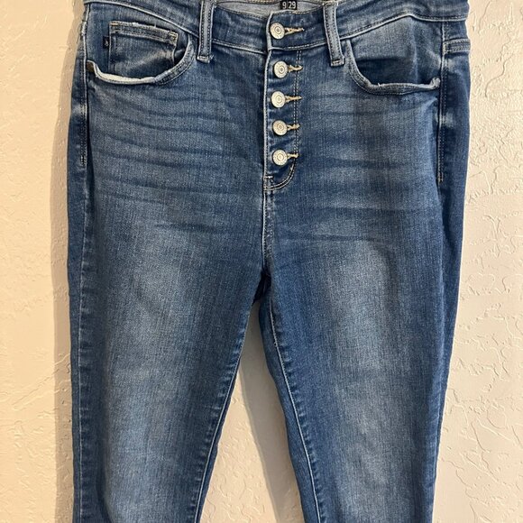 Judy Blue High Rise Button Fly Skinny Fit Cotton Casual Comfortable Jeans - Picture 5 of 11